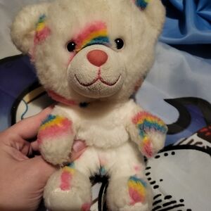 Build A Bear Smallfrys Rainbow Spring Bear Plush